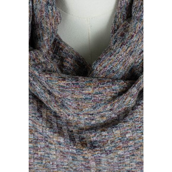 Cato Size 18/20W Blouse Sleeveless Cowl-Neck Knitted Multicolor - Picture 4 of 7